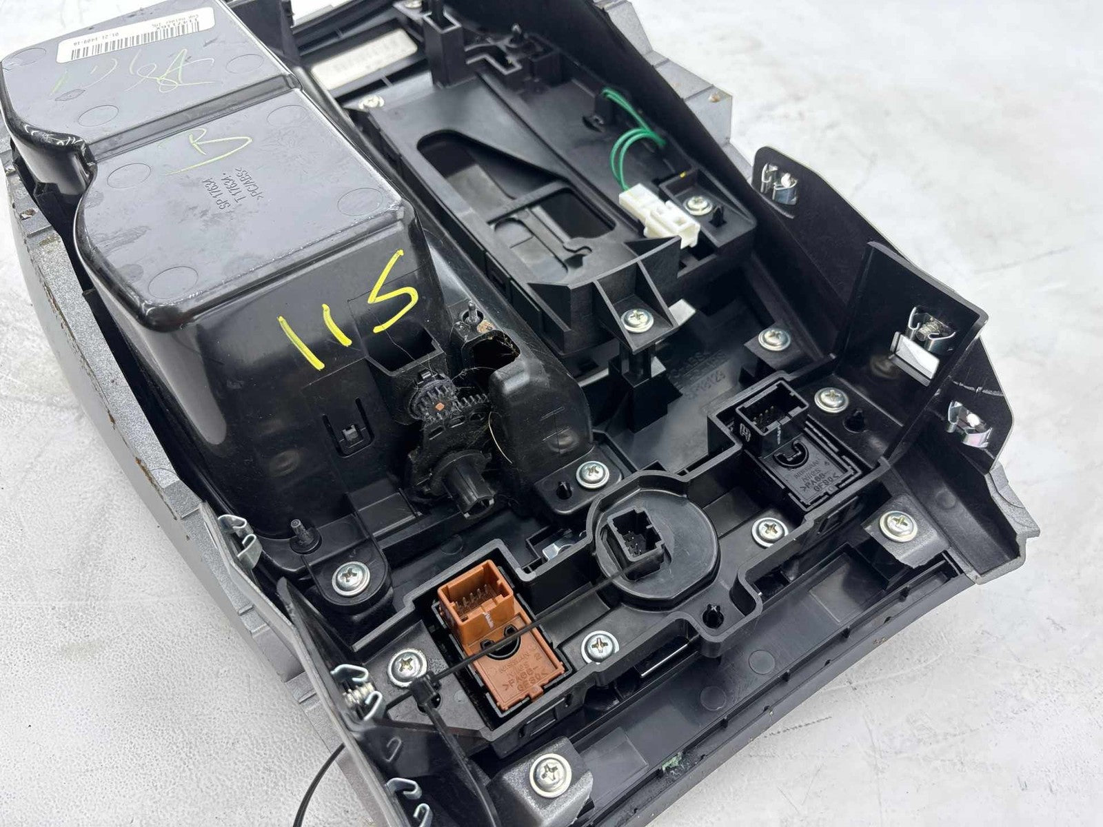 13-16 Infiniti QX60 JX35 Center Console Shifter Gear Trim Panel W/ Switches OEM