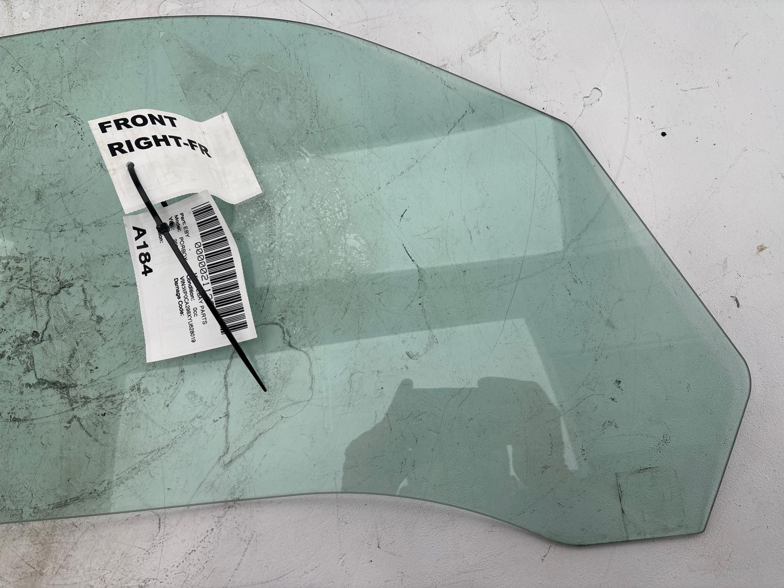 1997-2004 Porsche Boxster Right Passenger Side Door Window Glass OEM