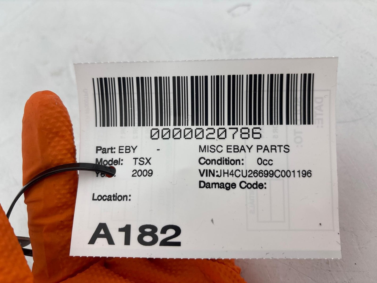 09-14 Acura TSX Trunk Lid Lock Cylinder Latch Actuator w/ Flip Key Remote OEM