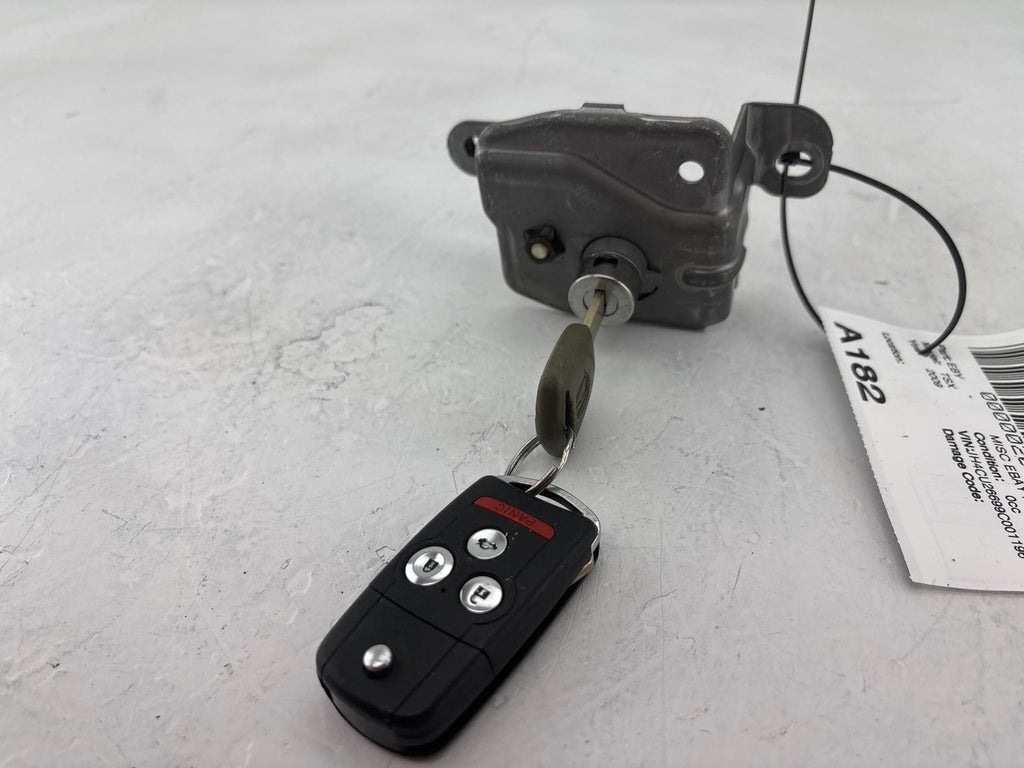 09-14 Acura TSX Trunk Lid Lock Cylinder Latch Actuator w/ Flip Key Remote OEM