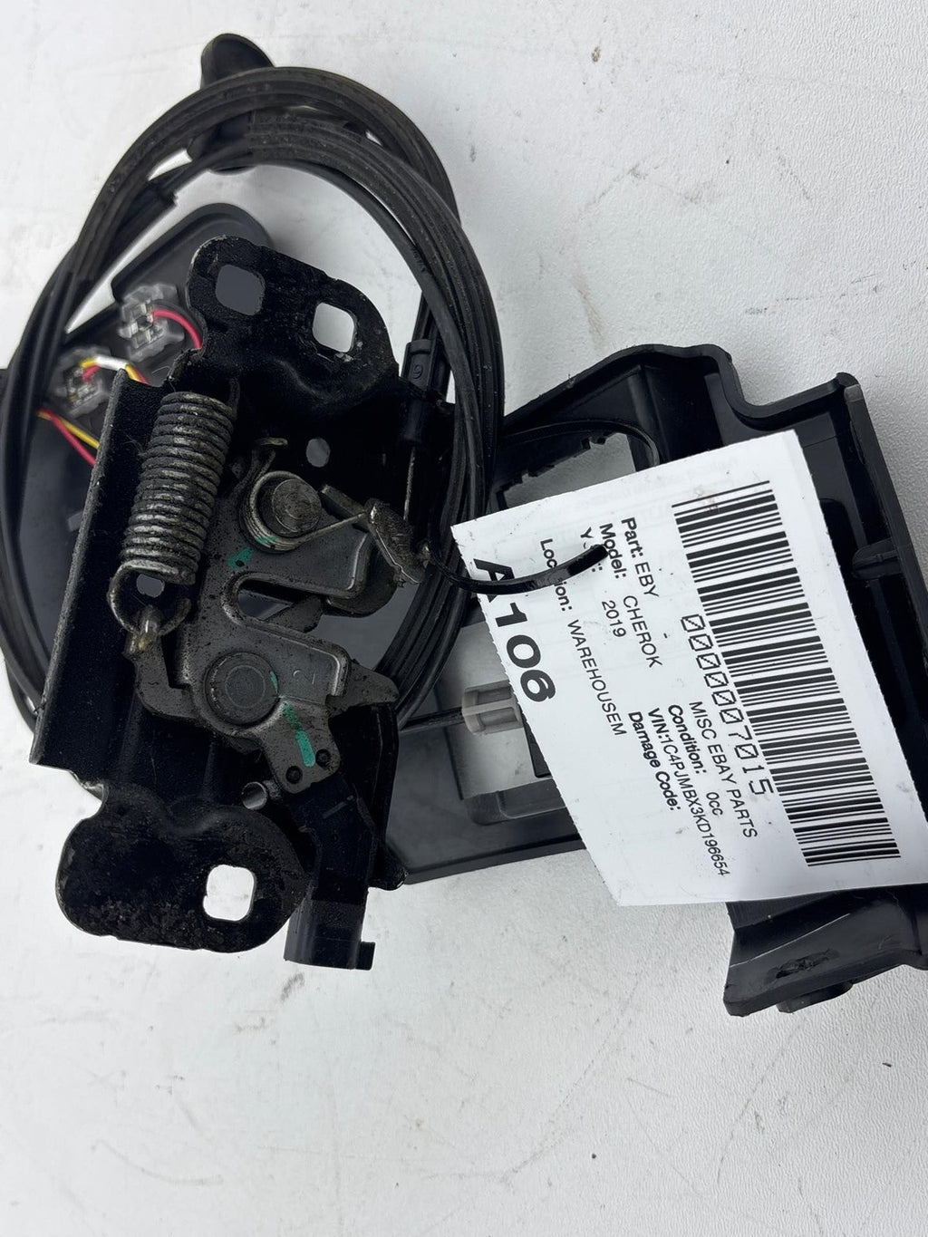 19 Jeep JEEP CHEROKEE Hood Release Cable OEM