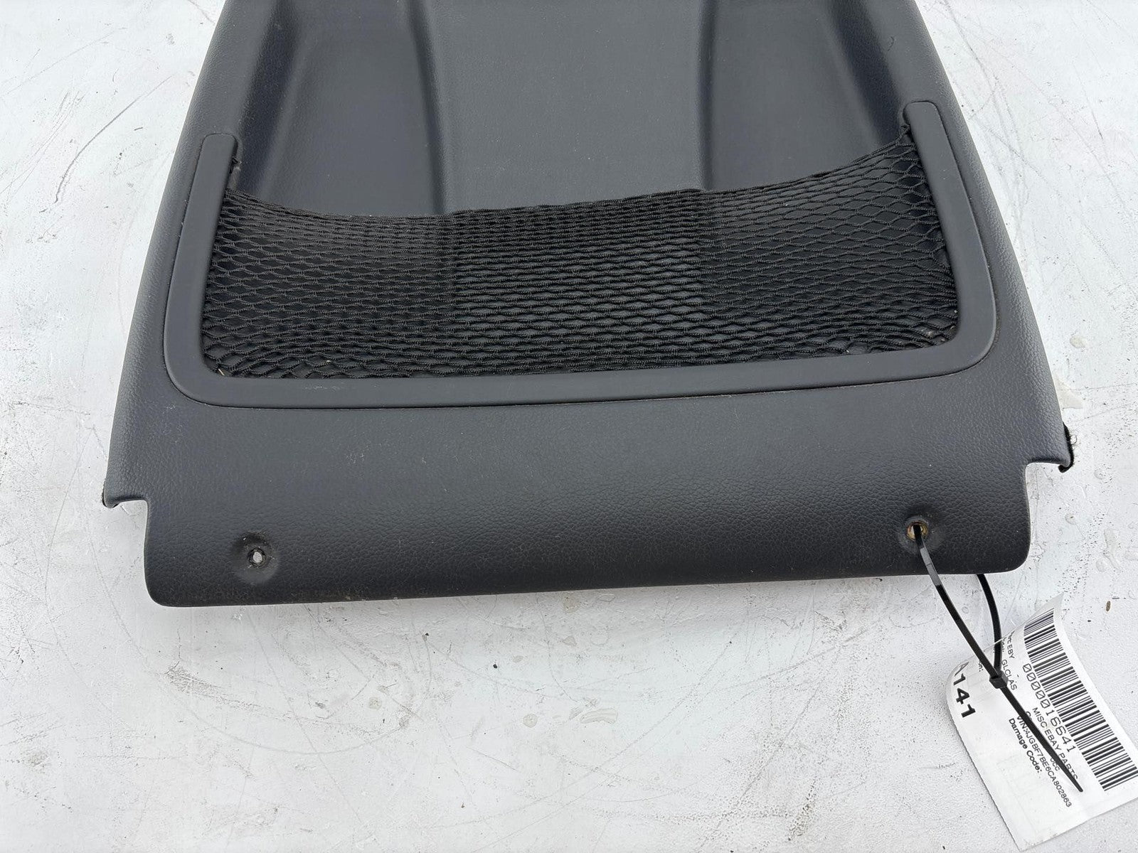 07-12 Mercedes GL450 Front Seat Back Trim Cover Panel OEM