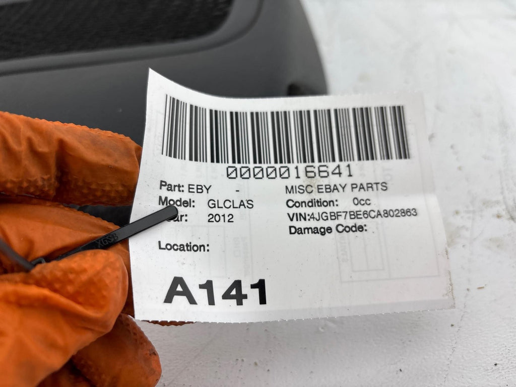 07-12 Mercedes GL450 Front Seat Back Trim Cover Panel OEM