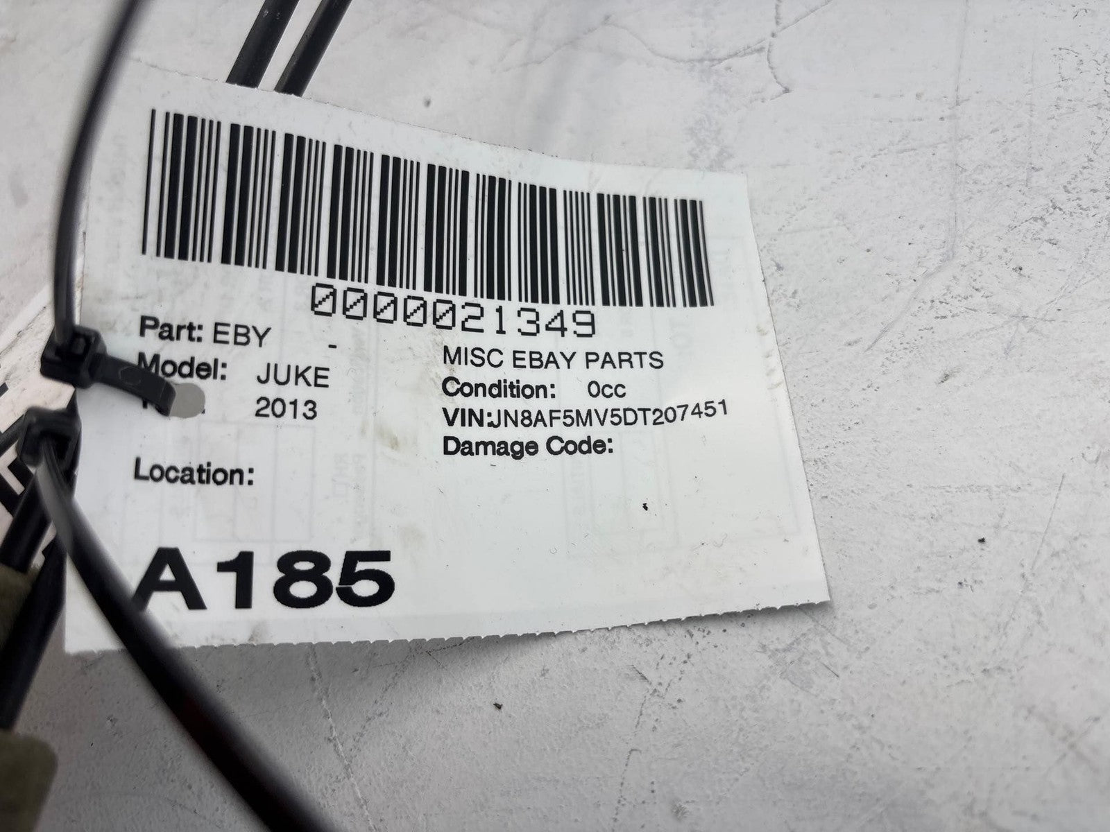 11-17 Nissan Juke Front Left Door Lock Latch Actuator W/ Handle Interior OEM