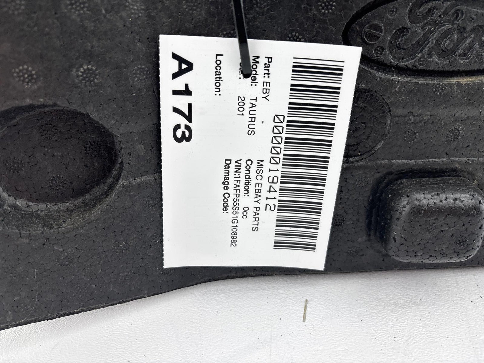 2000-2003 Ford Taurus Front Bumper Impact Energy Absorber Beam OEM