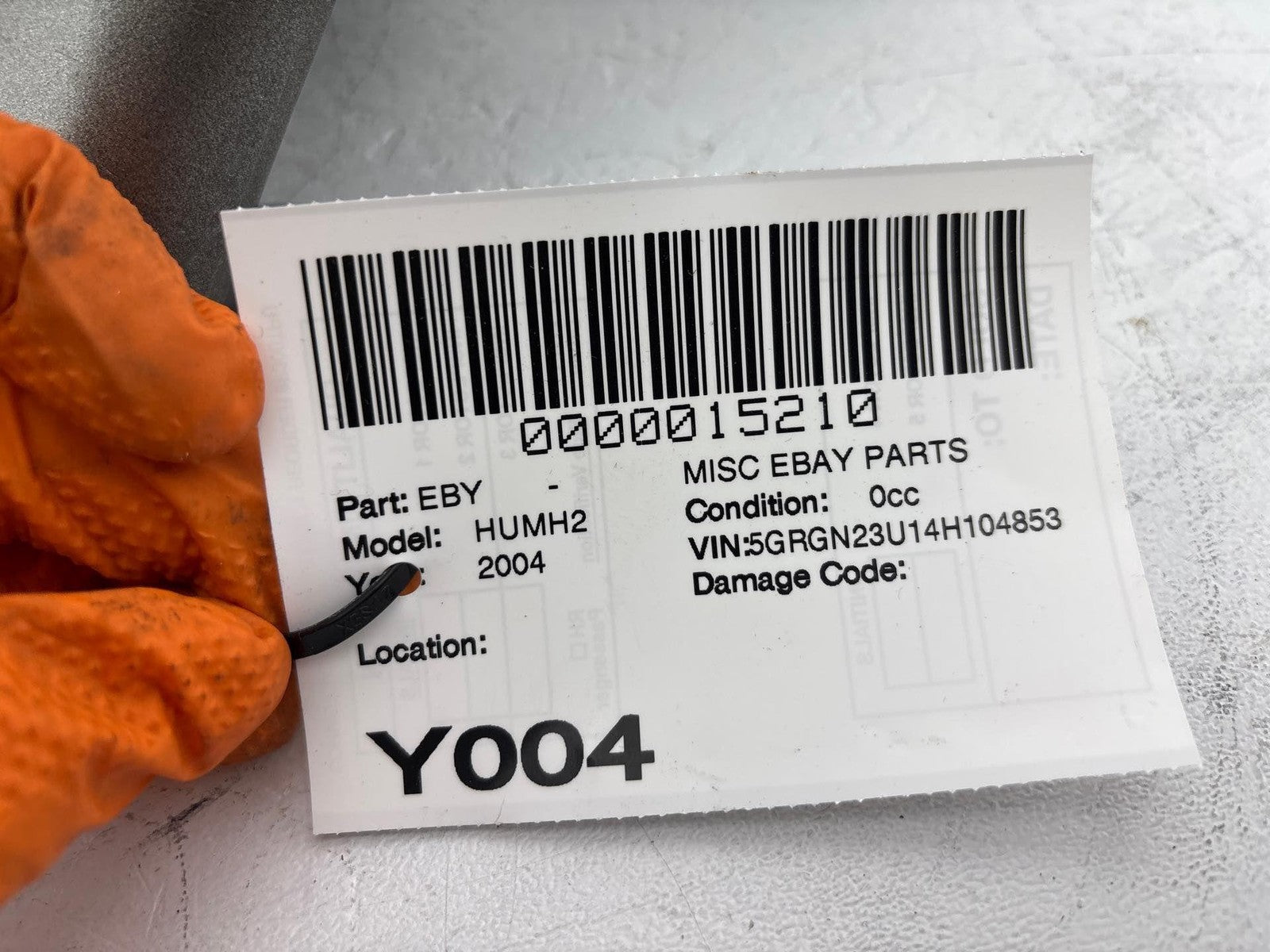 03-05 Hummer H2 Dash Left Side Outer Ac Air Vent Grille & Bezel Trim OEM