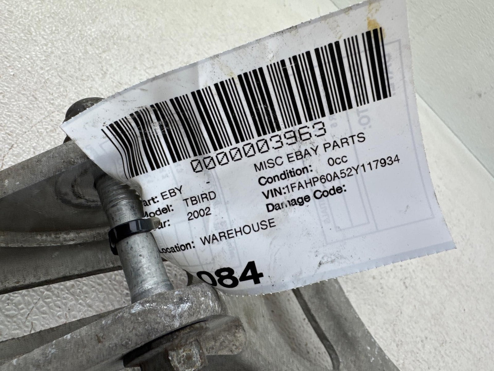 02-03 Ford Thunderbird 3.9L Front Lower Right Side Control Arm OEM 2W6Z-3078A