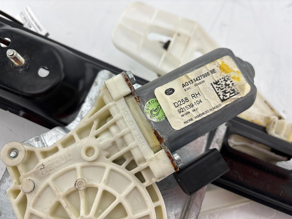 10-19 FORD TAURUS Right Rear Passenger Window Regulator Motor AG13-5427000-BE