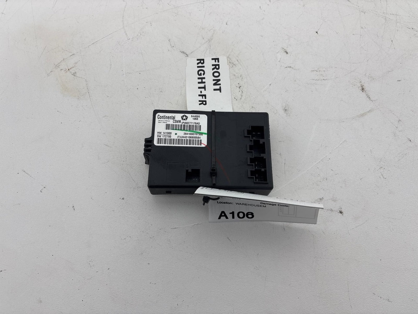 19-23 JEEP CHEROKEE Front Right Seat Heated Computer Control Module OEM