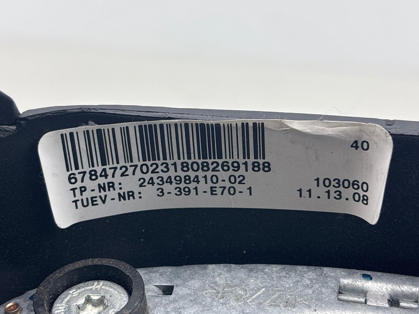 07-13 BMW E70 X5 Driver Heated Steering Wheel Control Switch Black OEM