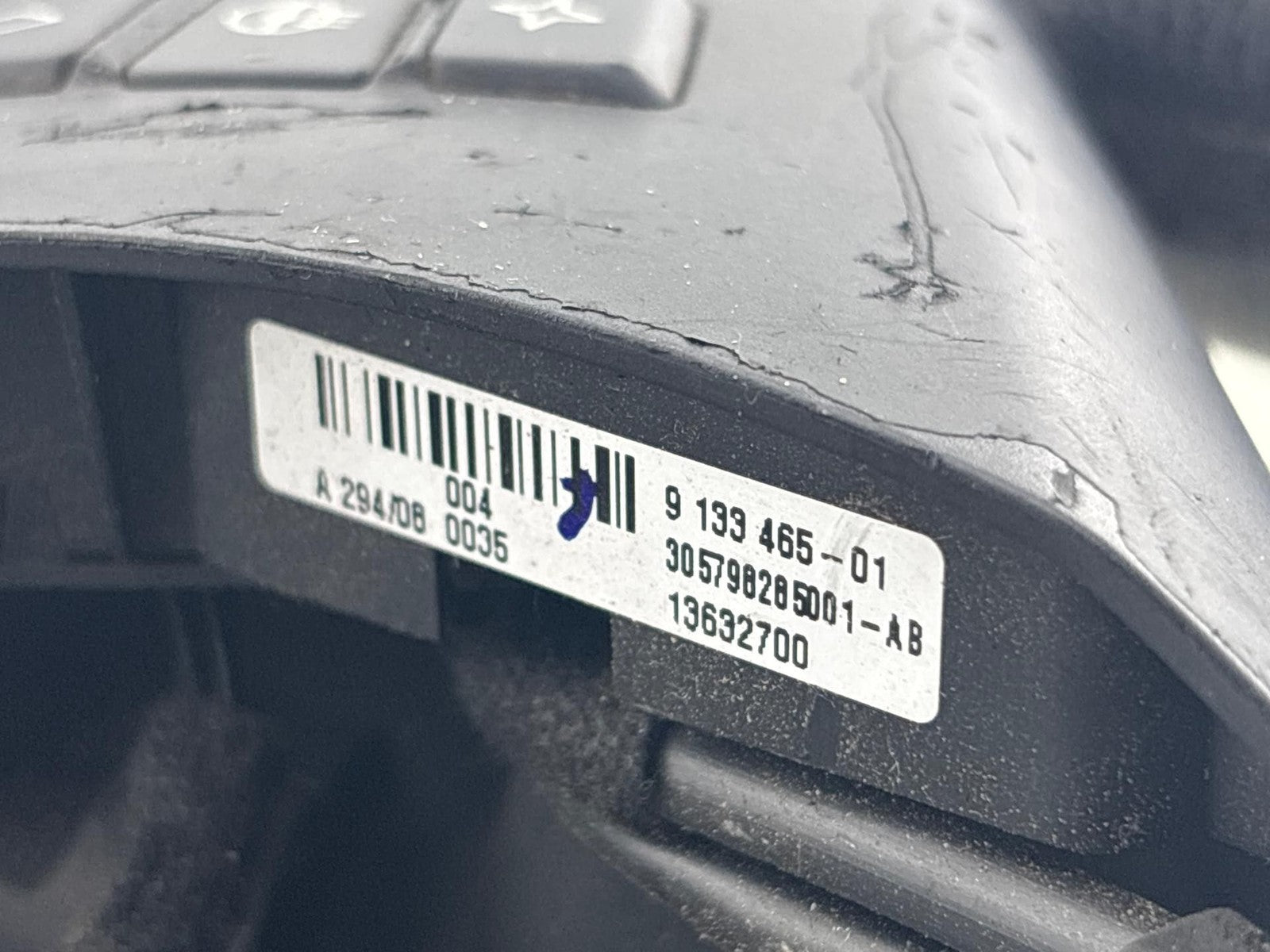 07-13 BMW E70 X5 Driver Heated Steering Wheel Control Switch Black OEM