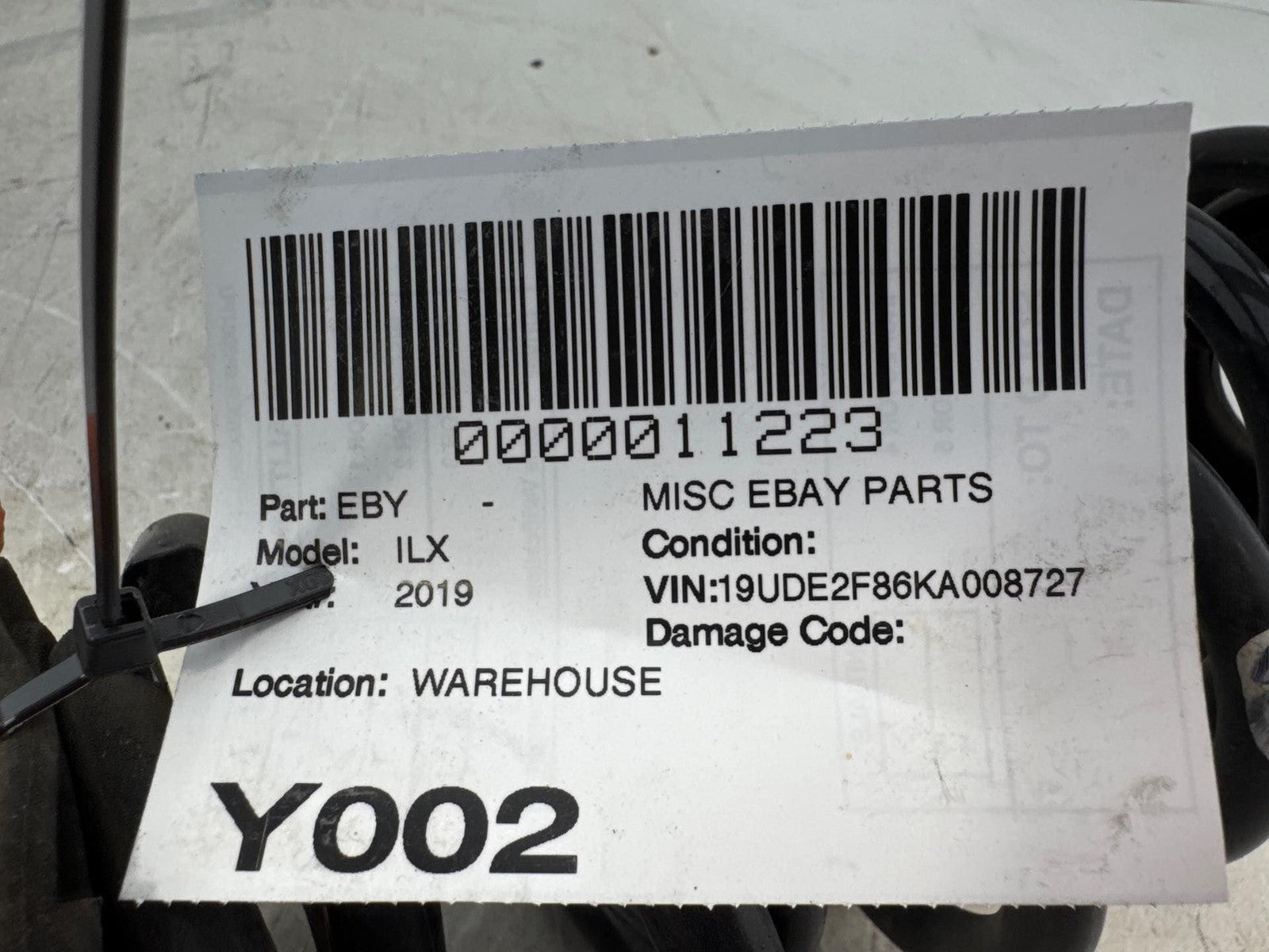 19-20 Acura ILX Rear Suspension Coil Spring Left/Right Side Set OEM