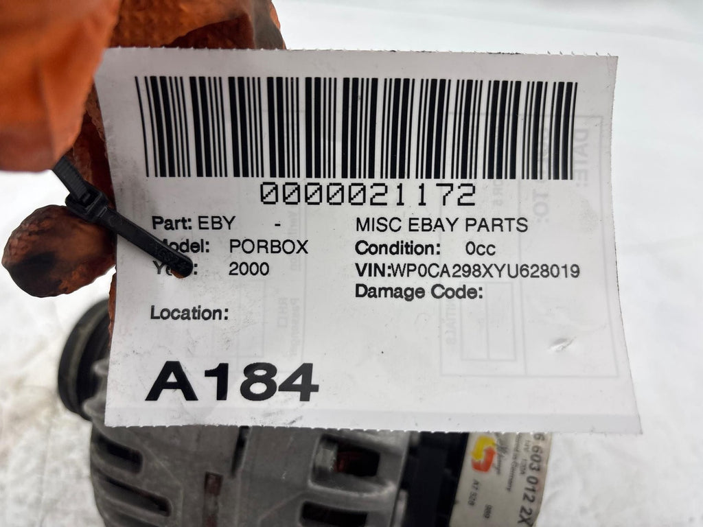 2000-2004 Porsche Boxster 2.7L Engine Alternator Generator OEM