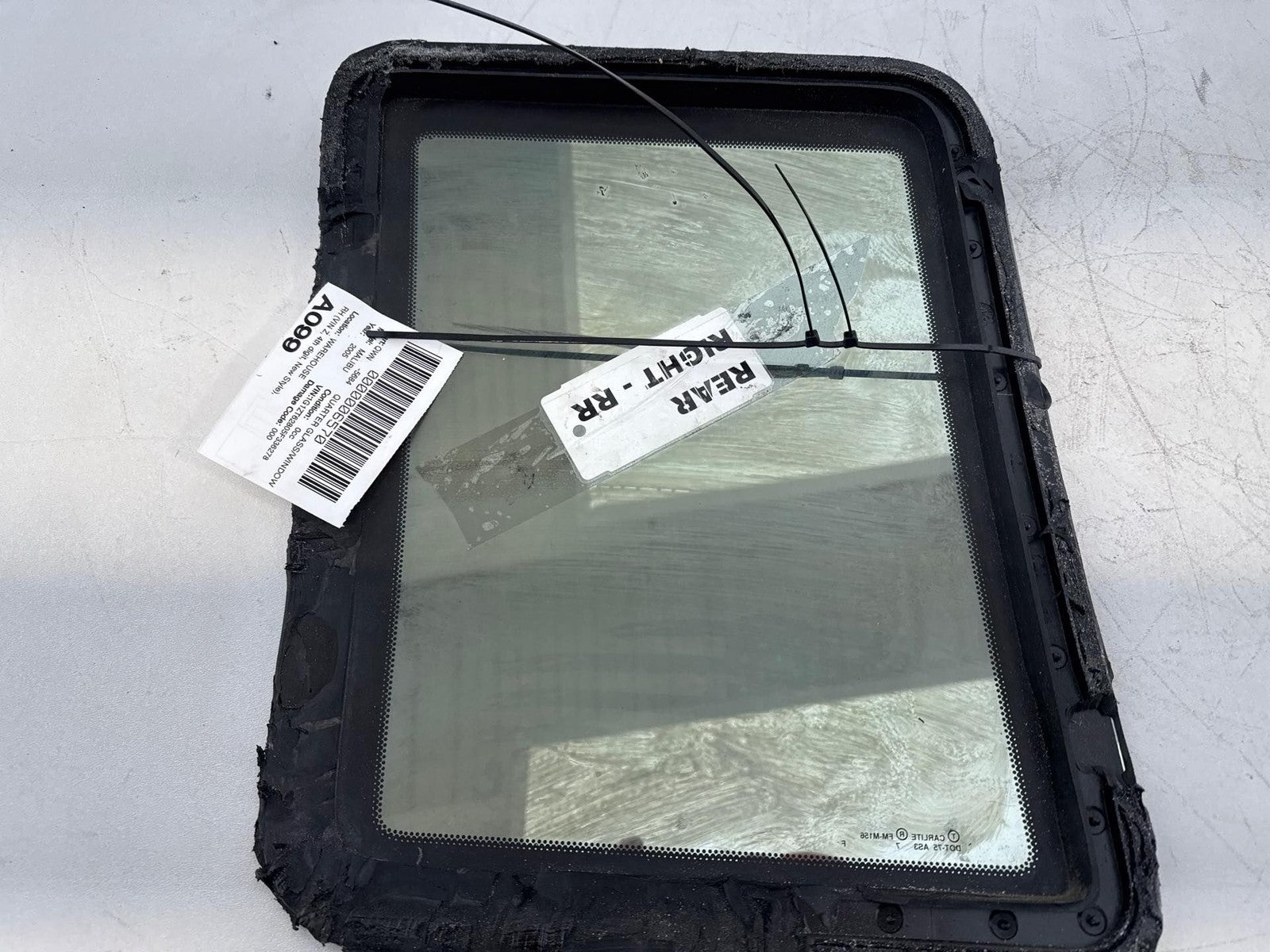 1993-1997 Ford Ranger Rear Right Window Quarter Glass OEM