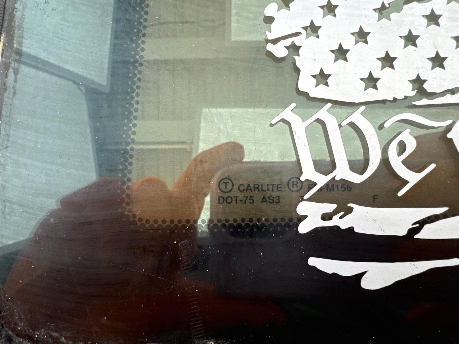 1993-1997 Ford Ranger Rear Right Window Quarter Glass OEM