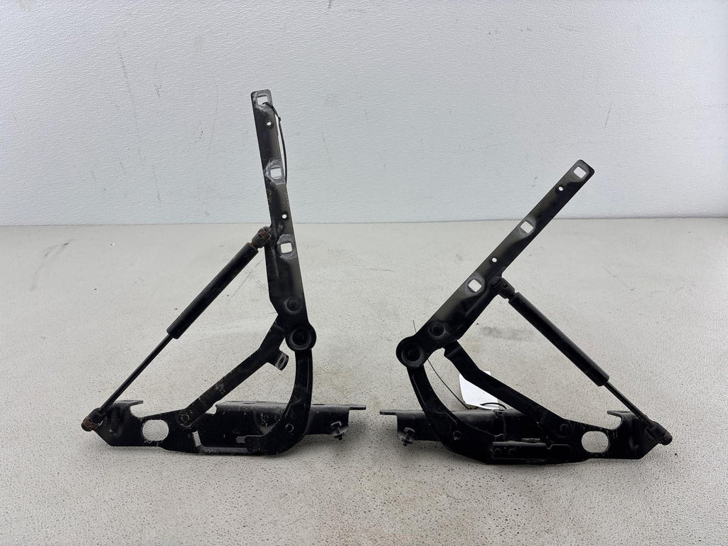04-09 MERCEDES SL600 FRONT LEFT RIGHT HOOD LIFT HINGE BLACK PAIR OEM