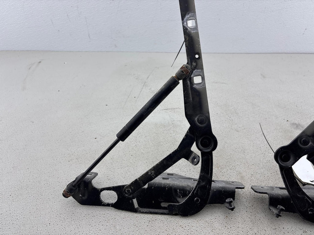 04-09 MERCEDES SL600 FRONT LEFT RIGHT HOOD LIFT HINGE BLACK PAIR OEM