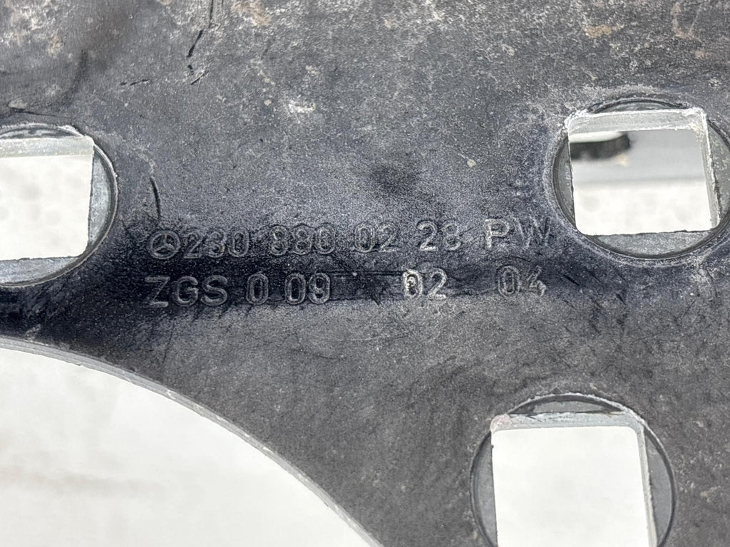 04-09 MERCEDES SL600 FRONT LEFT RIGHT HOOD LIFT HINGE BLACK PAIR OEM