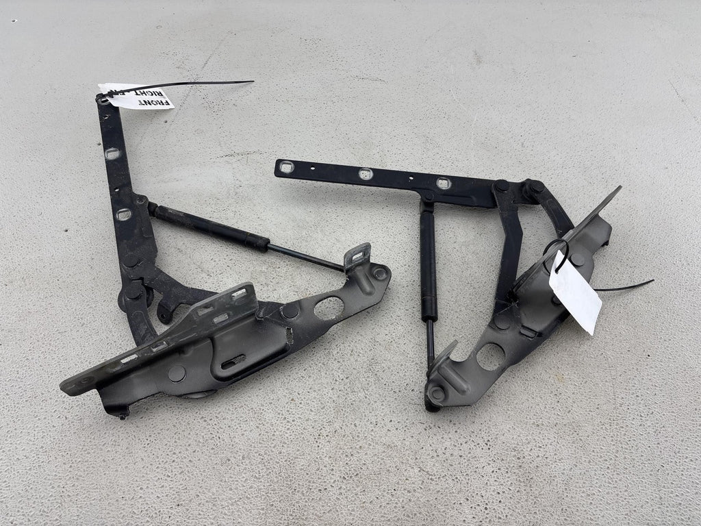 04-09 MERCEDES SL600 FRONT LEFT RIGHT HOOD LIFT HINGE BLACK PAIR OEM