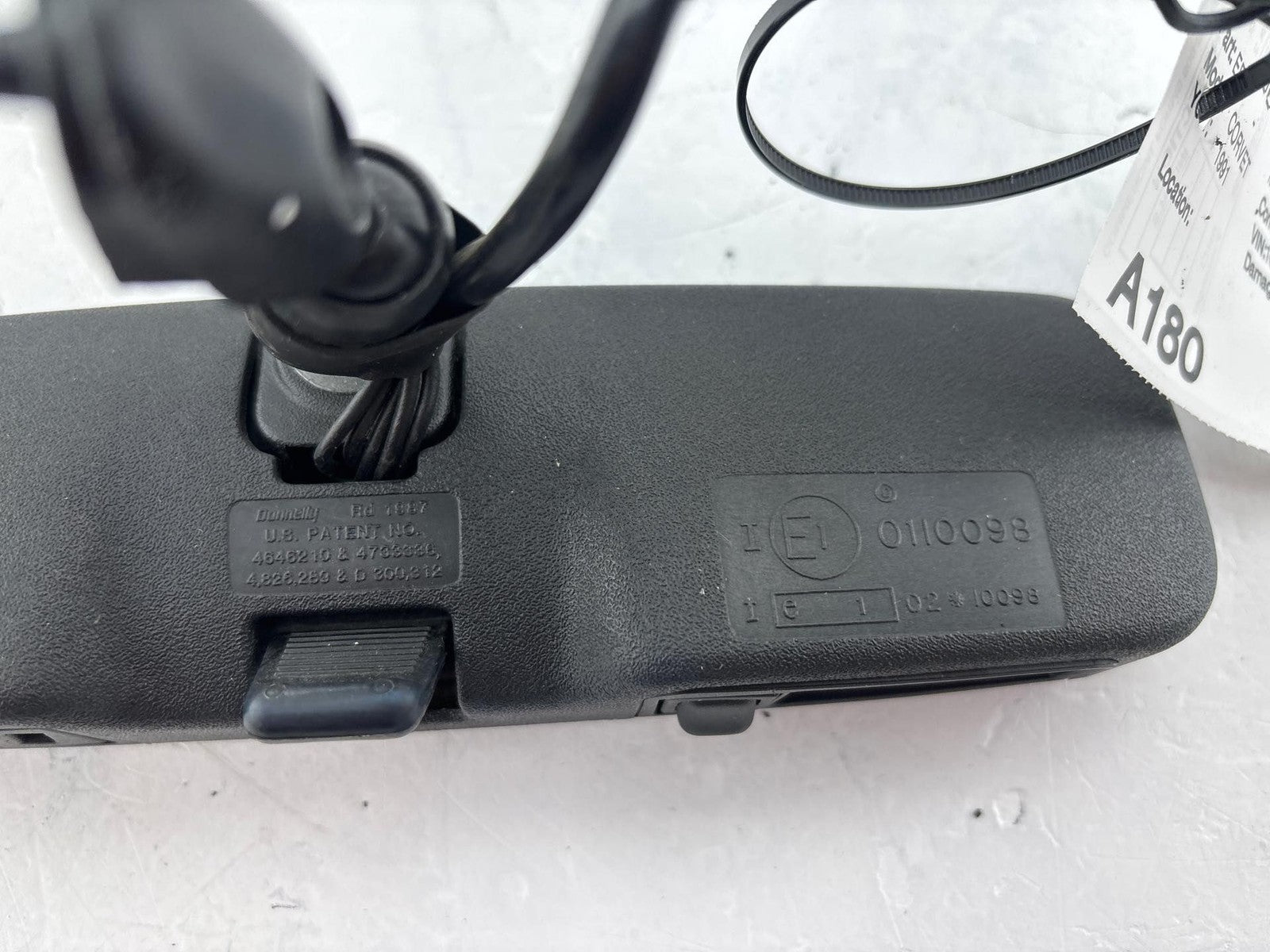 1990-1996 Chevrolet Corvette Rear View Interior Mirror OEM