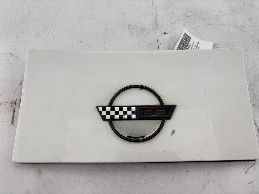 1991-1996 Chevrolet Corvette Fuel Door Panel W/ Emblem OEM 10125966