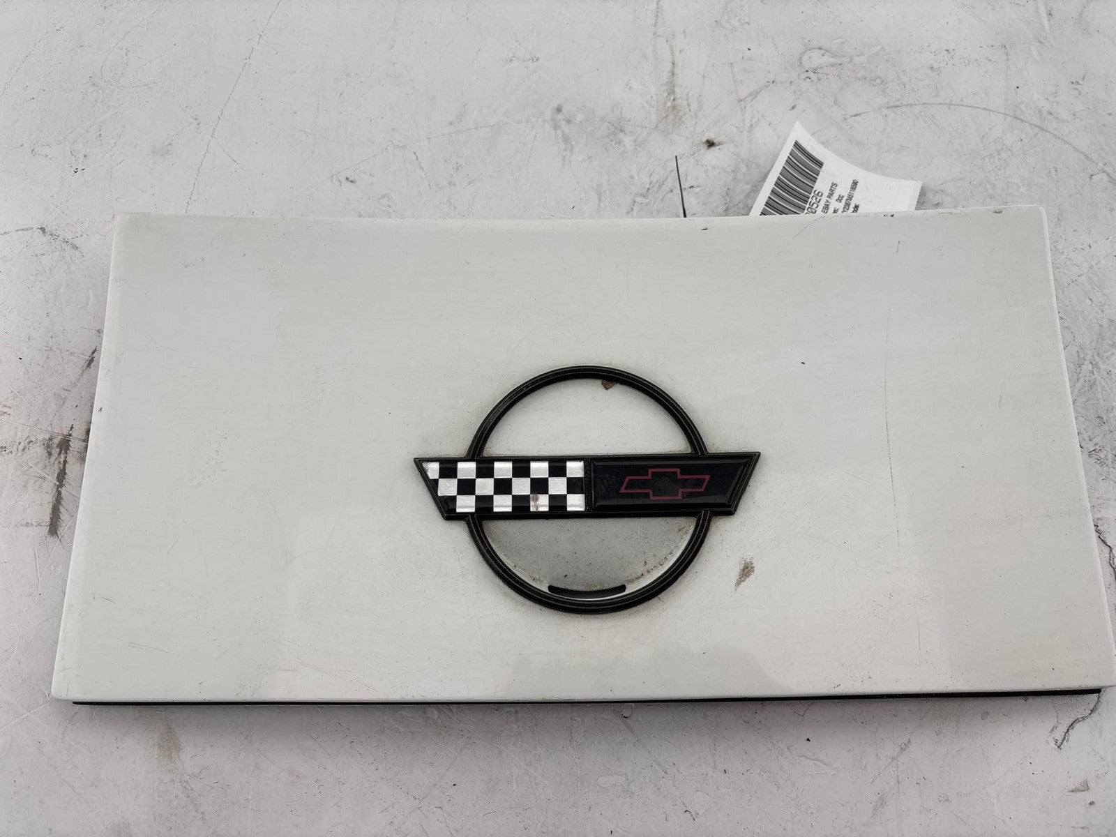 1991-1996 Chevrolet Corvette Fuel Door Panel W/ Emblem OEM 10125966