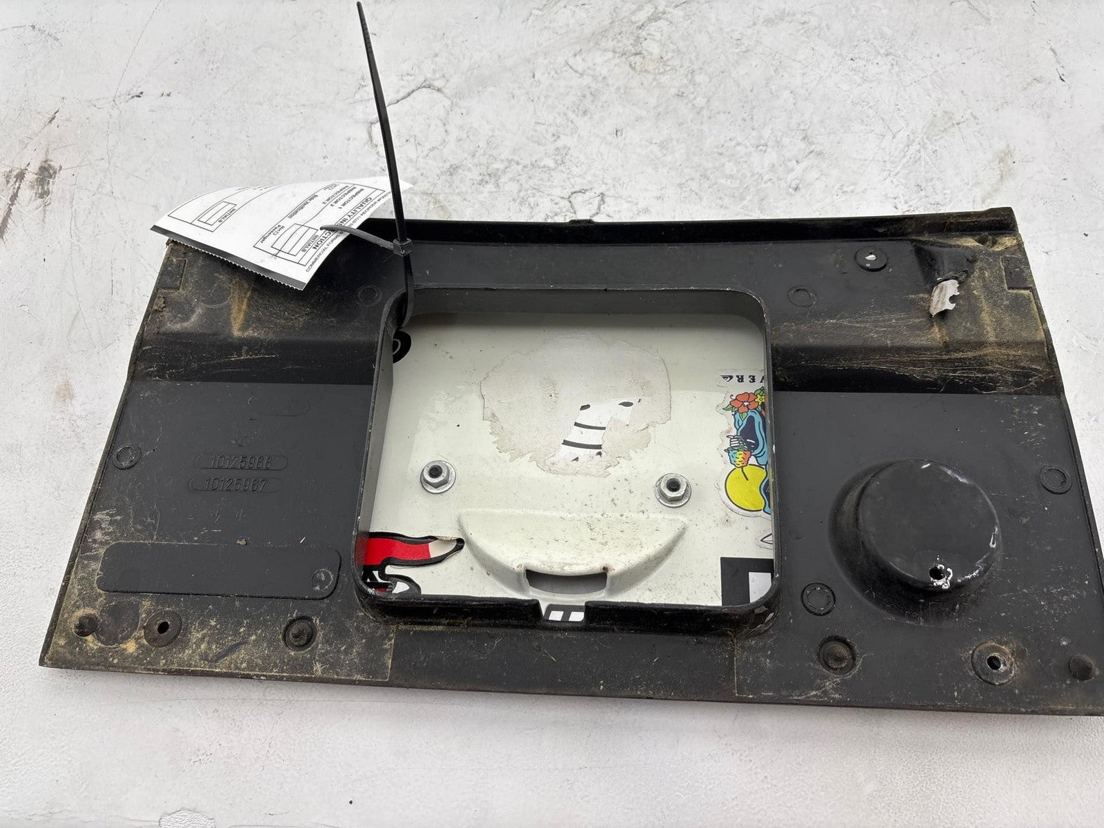 1991-1996 Chevrolet Corvette Fuel Door Panel W/ Emblem OEM 10125966