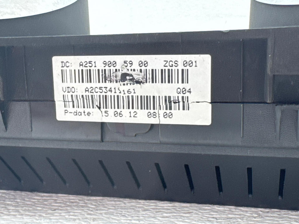 10-12 Mercedes-Benz GL450 Speedometer Instrument Cluster OEM 2519005900