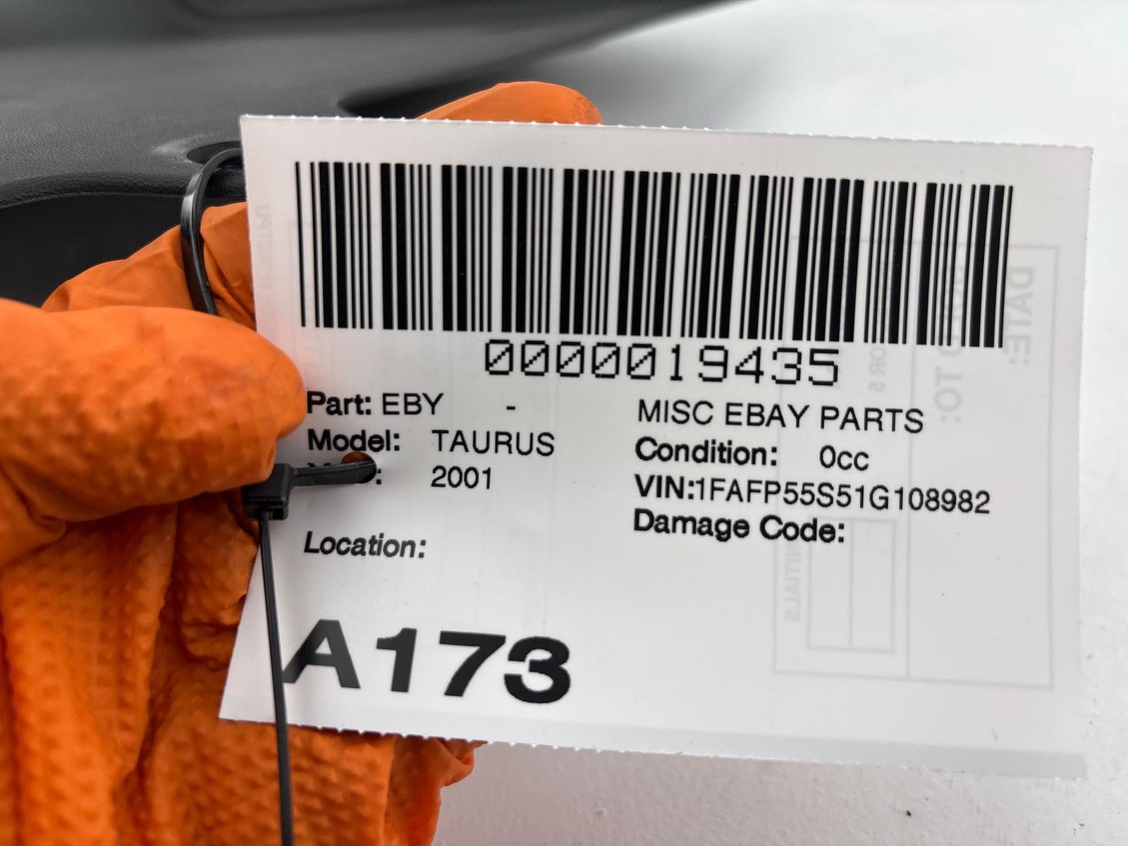 2000-2007 Ford Taurus Trunk Sill Scuff Panel Cover Trim OEM YF12-54406A64-AF