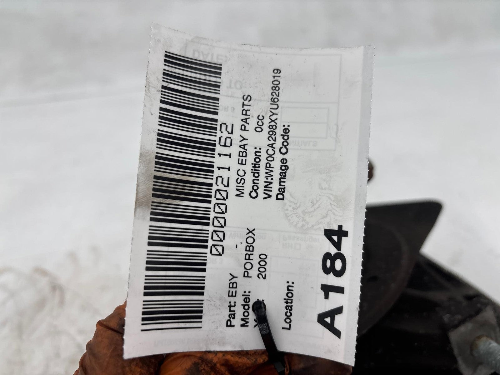 1997-2004 Porsche Boxster 986 Front Left Spindle Knuckle Hub OEM