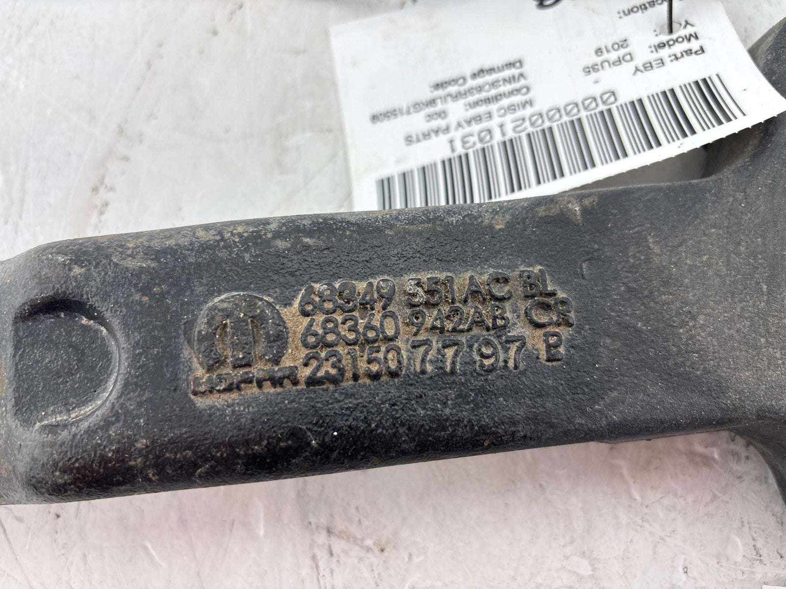 19-20 Ram 3500 Pickup DRW Left Hook Tow OEM