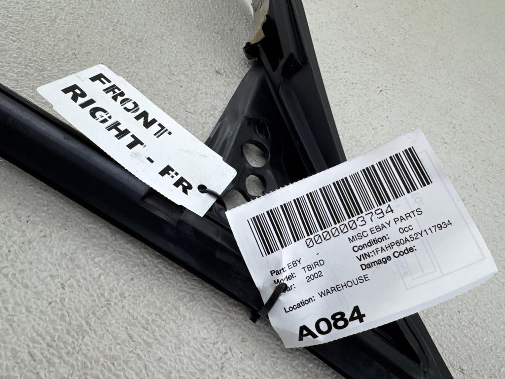 02-05 FORD THUNDERBIRD RIGHT PASSENGER DOOR MIRROR WEATHERSTRIP SEAL OEM