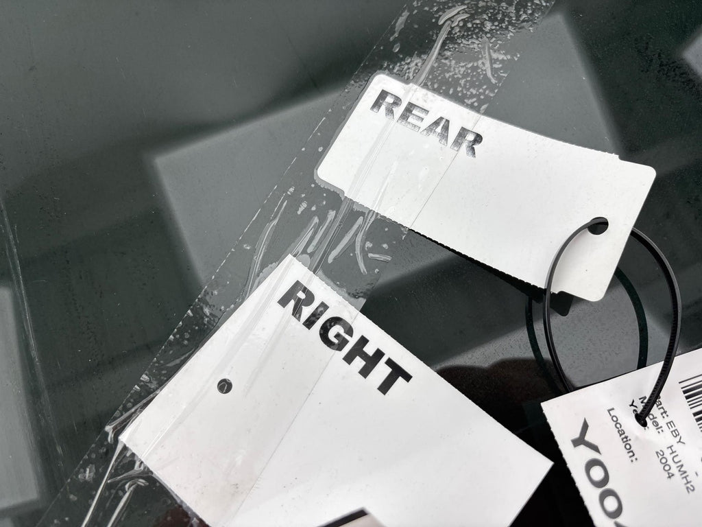 03-09 Hummer H2 Rear Right Passenger Side Door Window Auto Glass