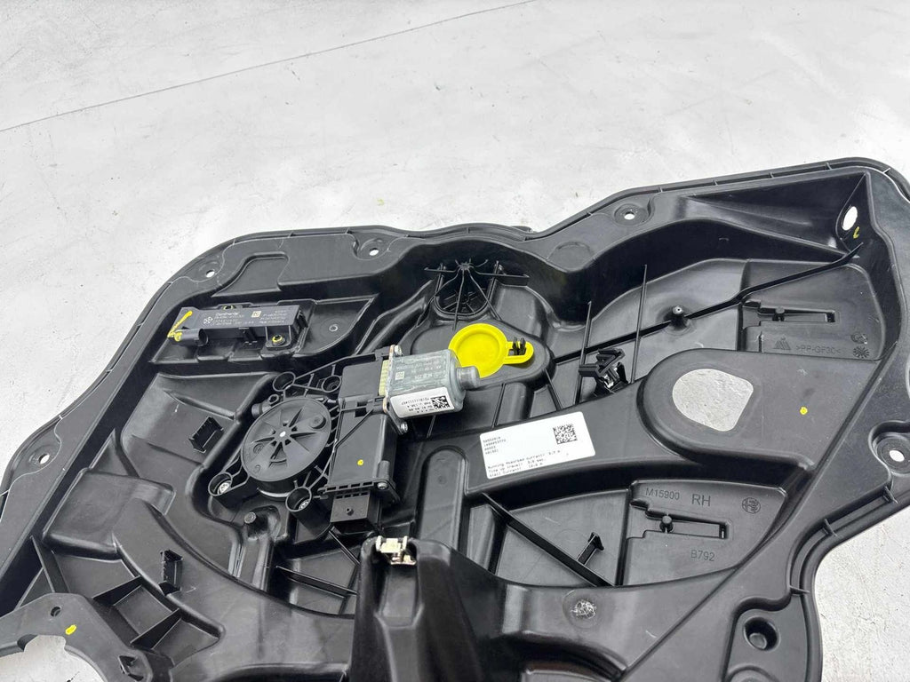 18-25 Alfa Romeo Stelvio Rear Right Door Window Regulator & Motor W/ Carrier OEM