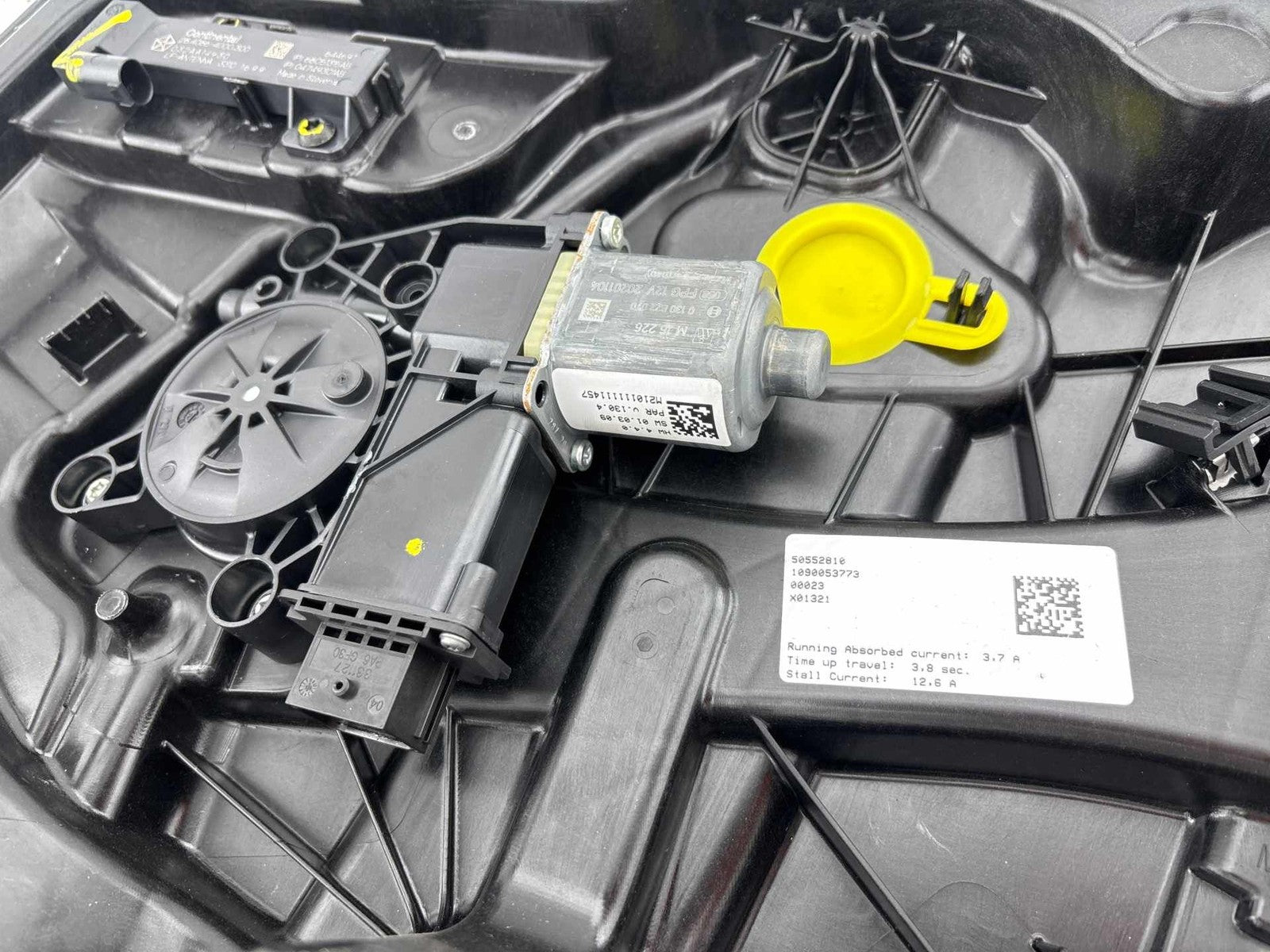 18-25 Alfa Romeo Stelvio Rear Right Door Window Regulator & Motor W/ Carrier OEM