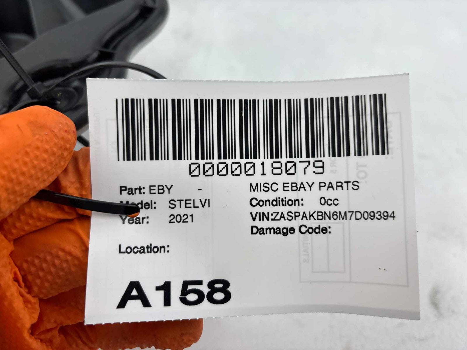 18-25 Alfa Romeo Stelvio Rear Right Door Window Regulator & Motor W/ Carrier OEM