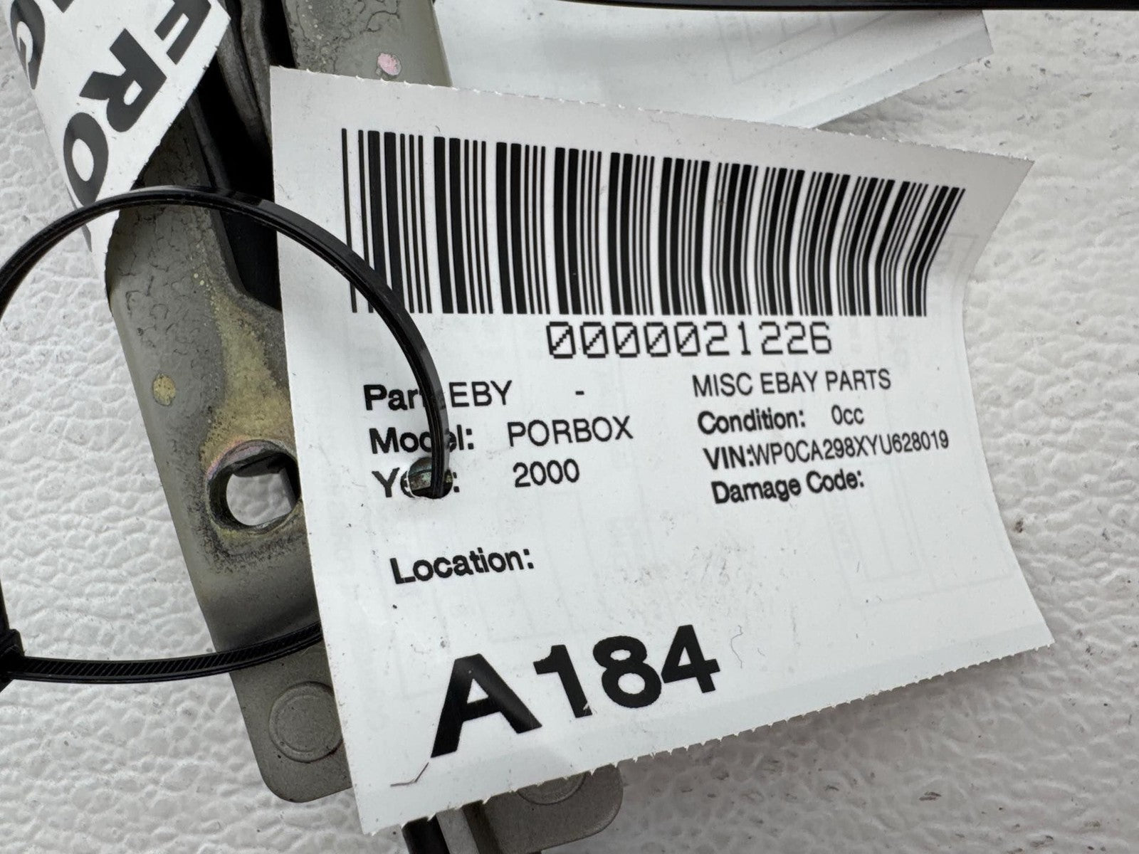 1999-2004 Porsche Boxster 986 911 Front Left & Right Side Hood Hinges Set OEM