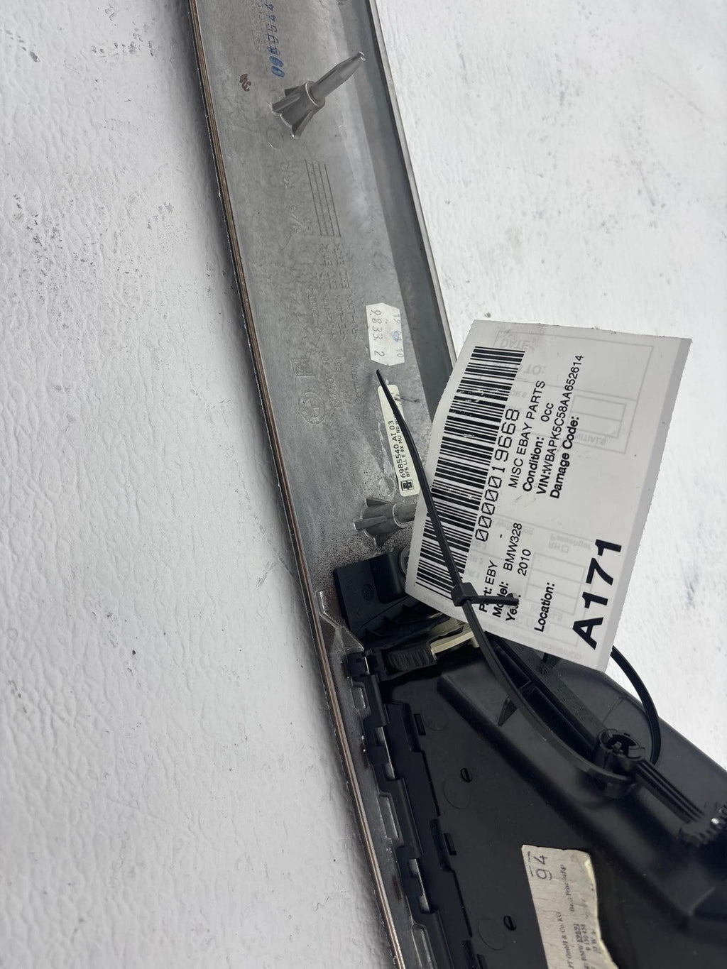 07-11 BMW 328 335 E90 Interior Center Dashboard Dash Wood Trim W/Air Vents OEM