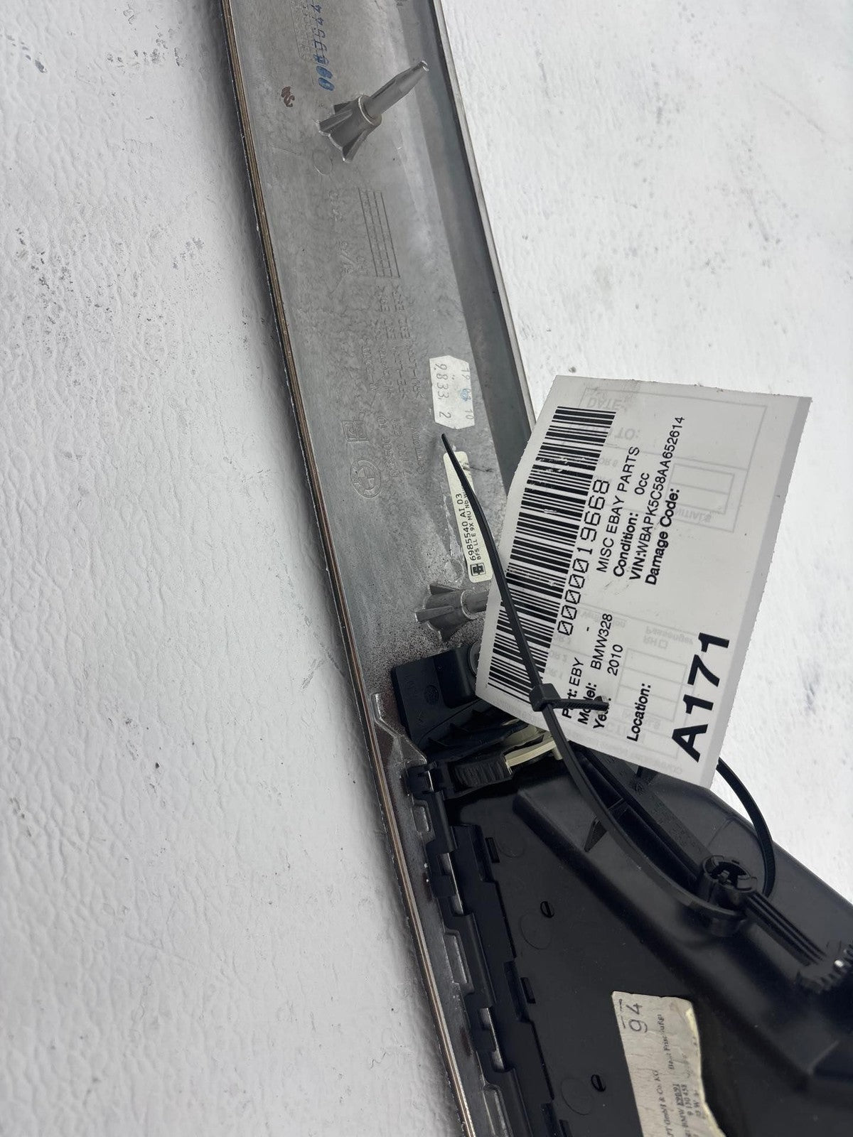 07-11 BMW 328 335 E90 Interior Center Dashboard Dash Wood Trim W/Air Vents OEM