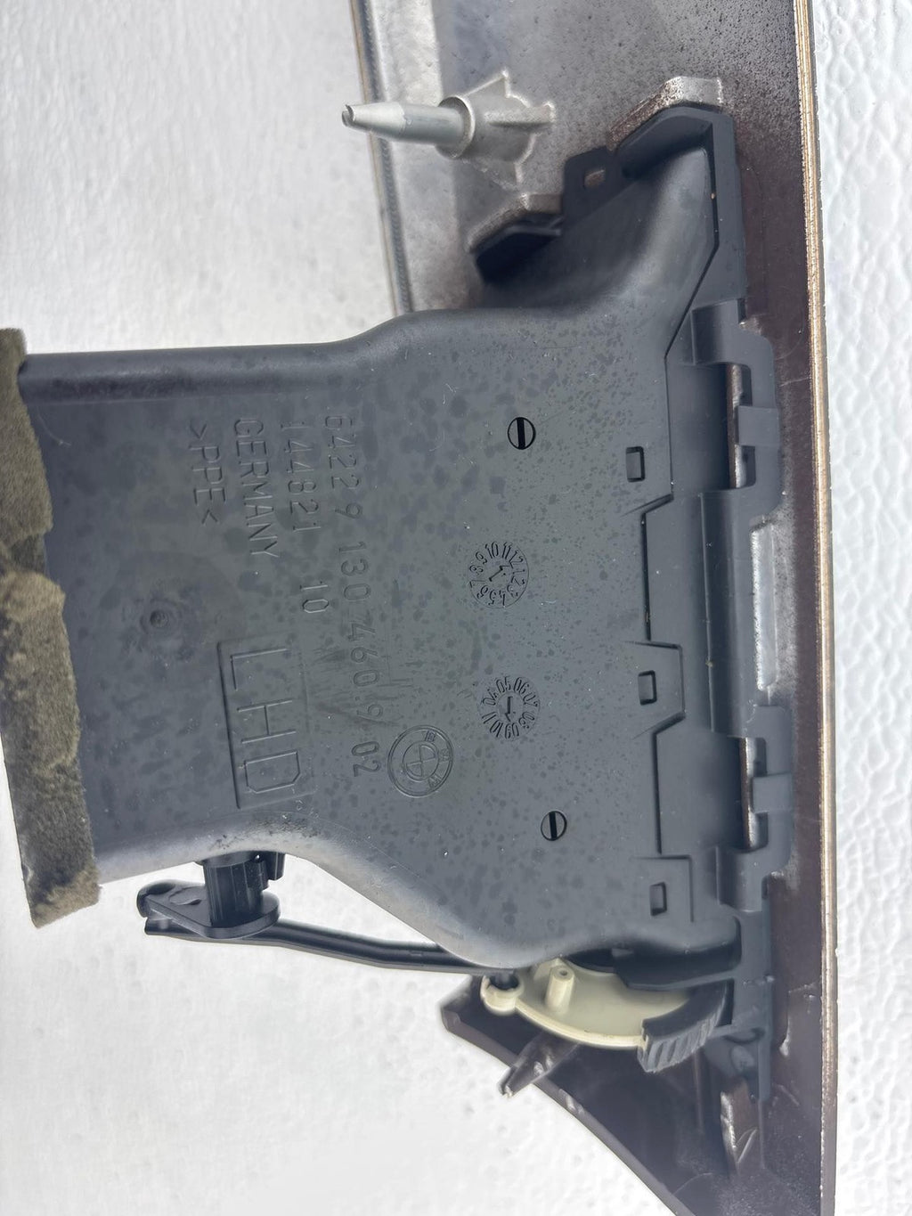 07-11 BMW 328 335 E90 Interior Center Dashboard Dash Wood Trim W/Air Vents OEM