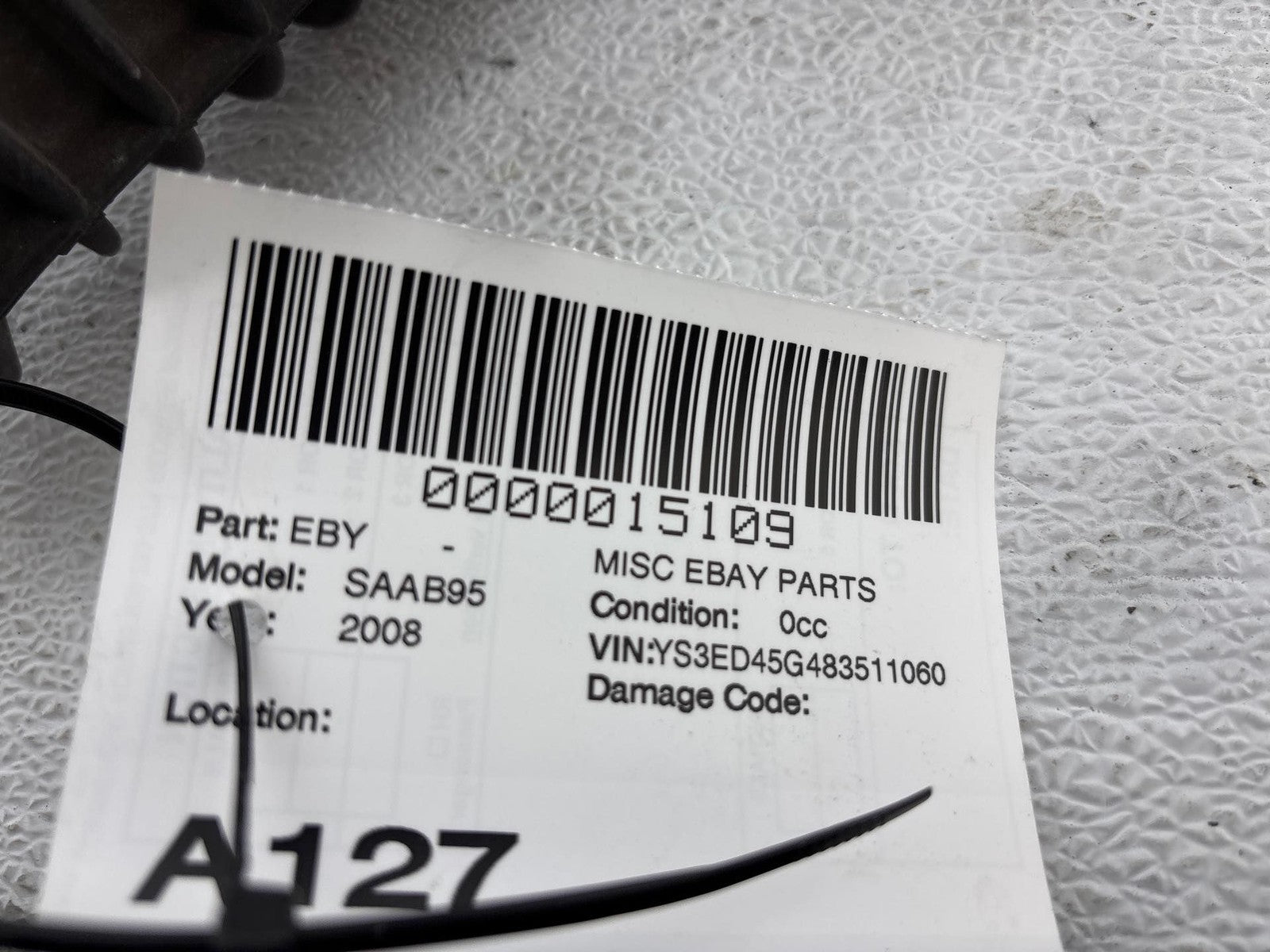 1999-2009 Saab 9-5 Mass Air Flow Meter Sensor W/ Hose 55557008 OEM