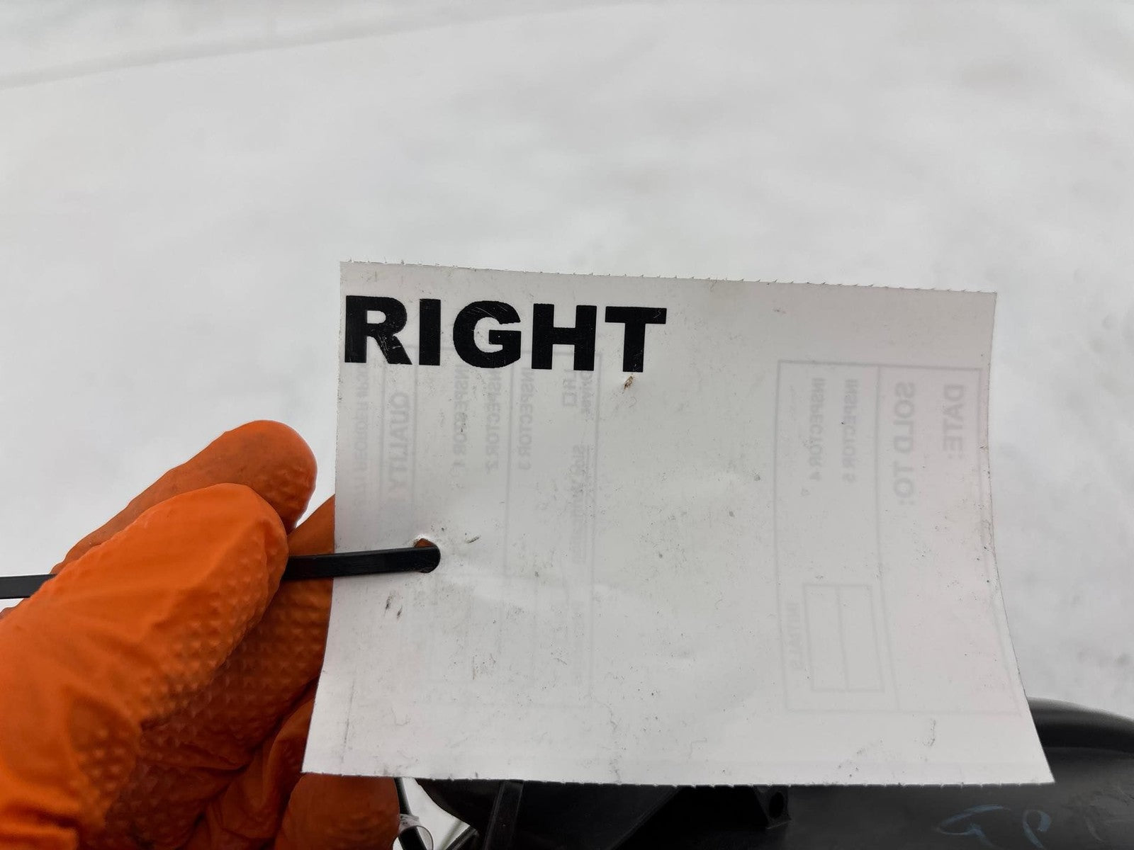 12-19 Fiat 500 Front Right Headlight Assembly OEM