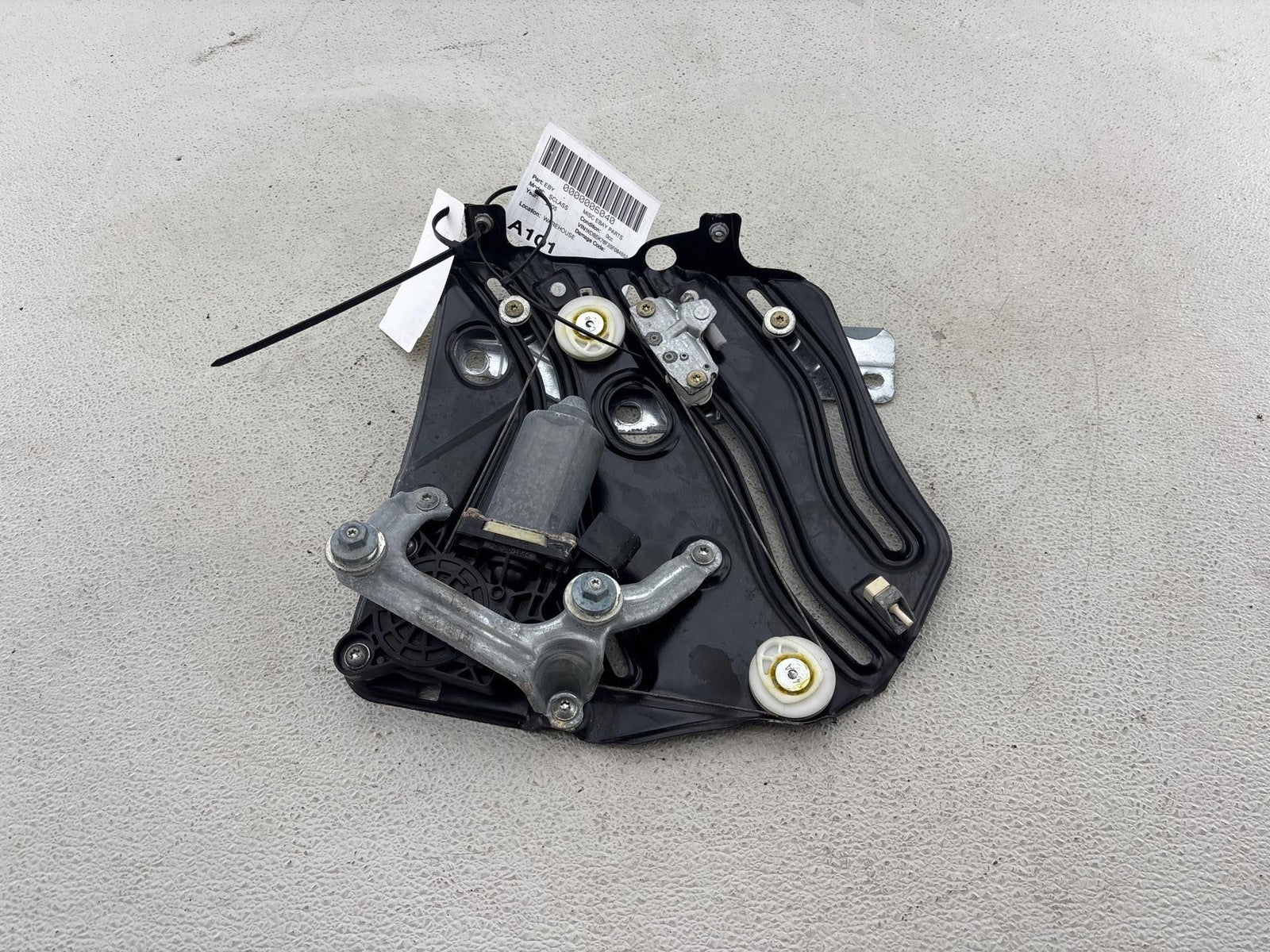 03-11 Mercedes SL600/500 Rear Right Quarter Window Regulator Motor Plate OEM