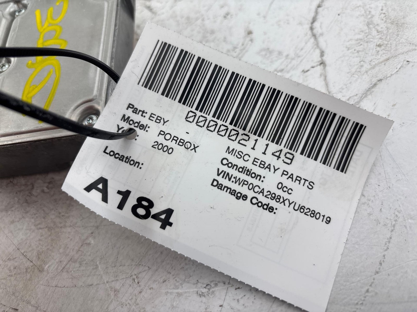 1998 - 2004 Porsche Boxster Control Module Computer Unit OEM