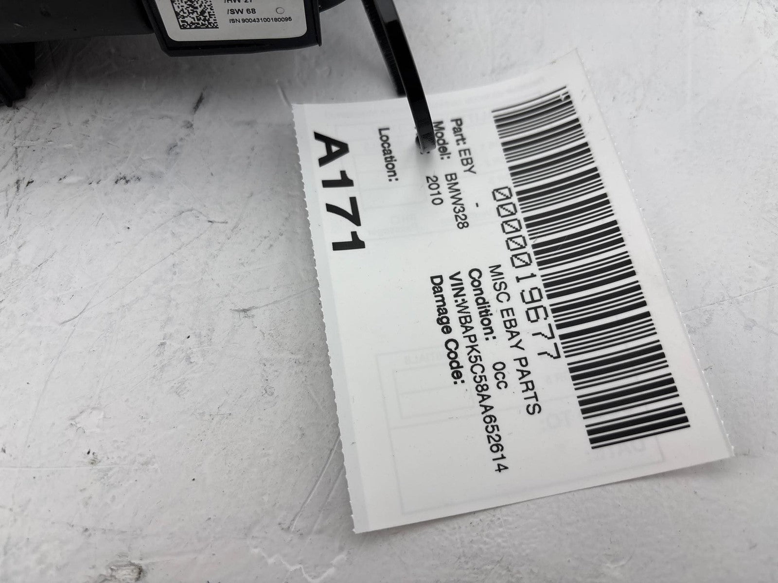 09-13 BMW 328i E90 Steering Column Switches Turn Signal Wiper Cruise Control OEM