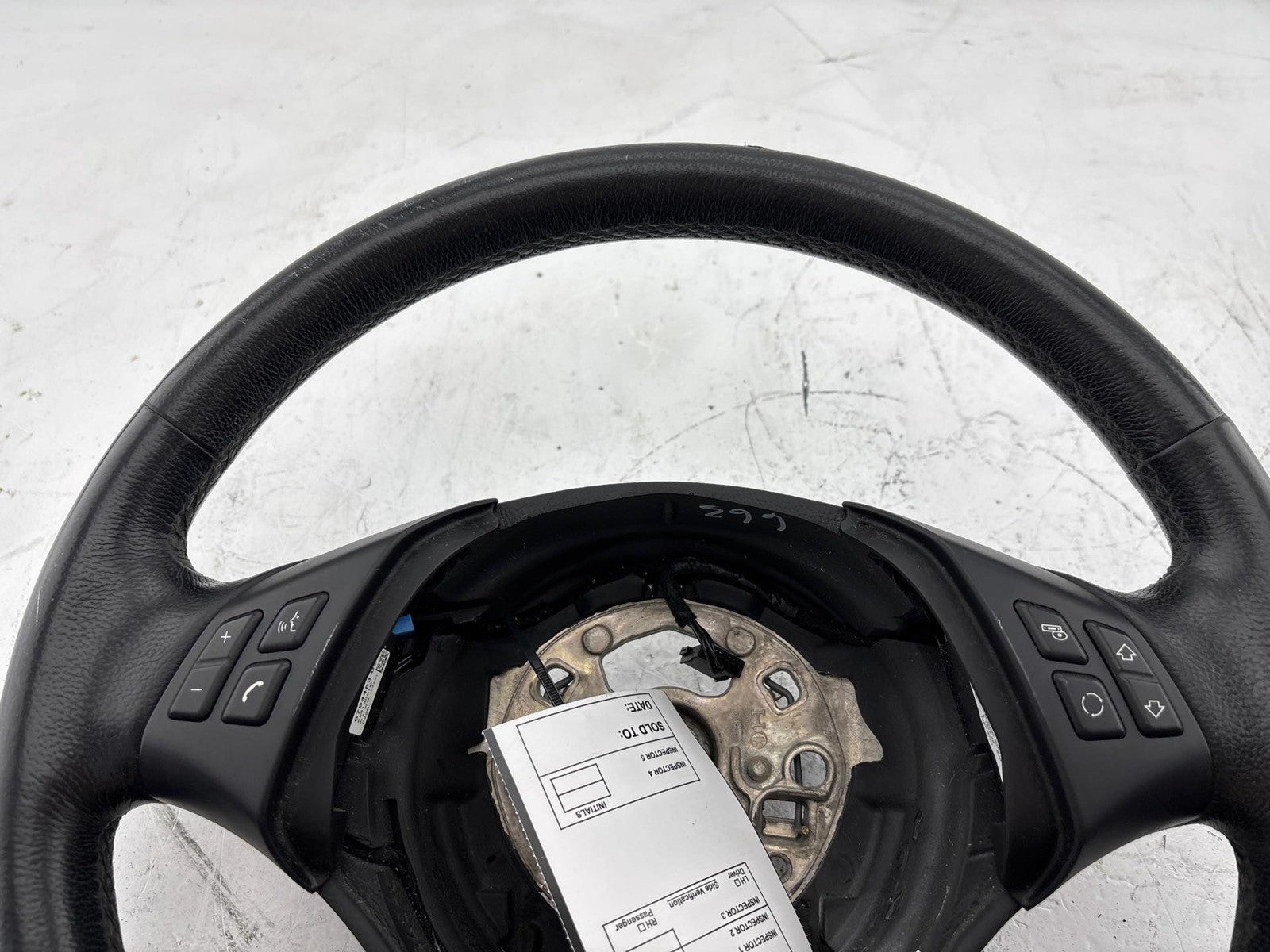 10-12 BMW 328i E90 Steering Wheel Heated Leather w/ Multifunction Button OEM