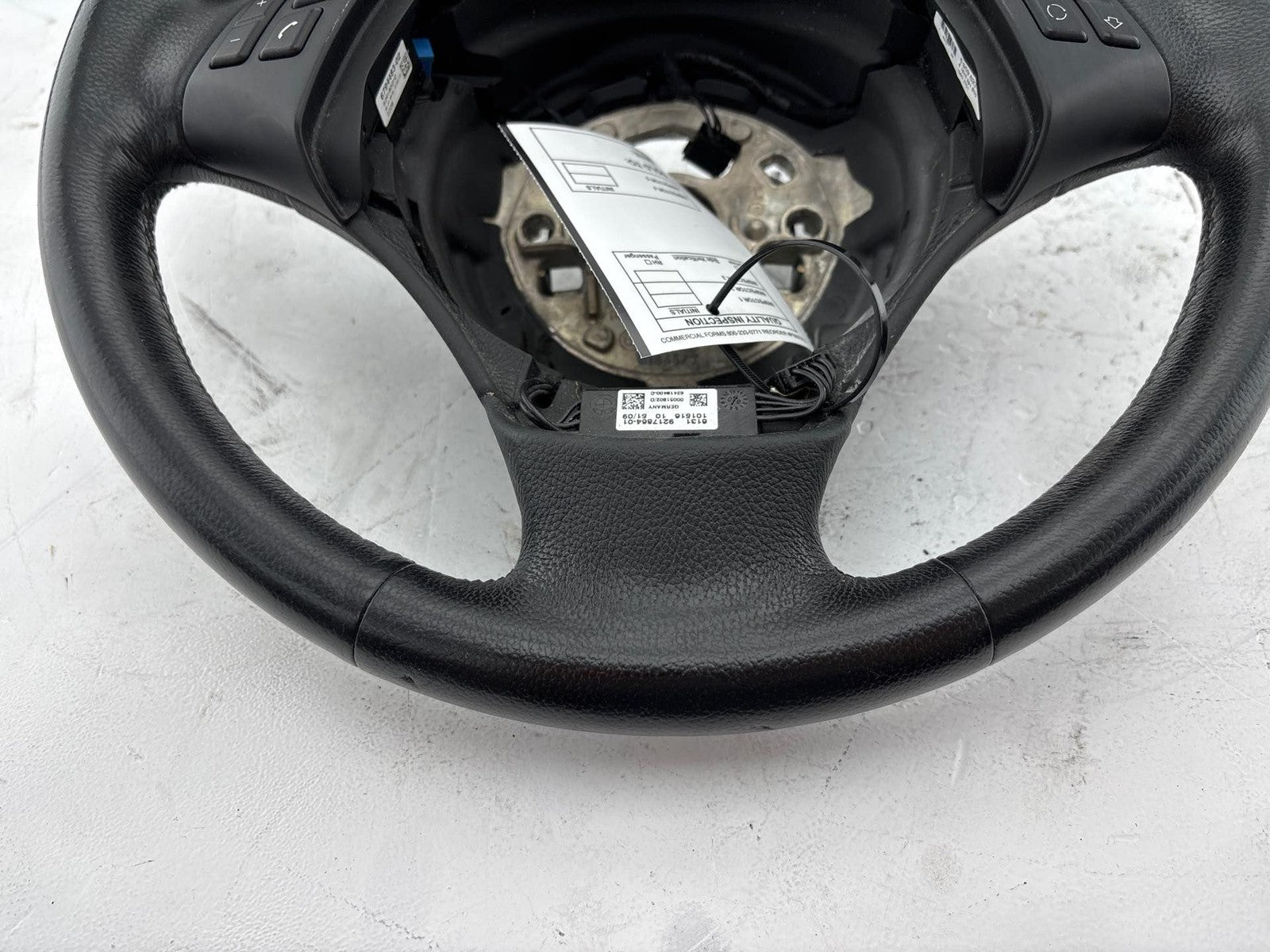 10-12 BMW 328i E90 Steering Wheel Heated Leather w/ Multifunction Button OEM