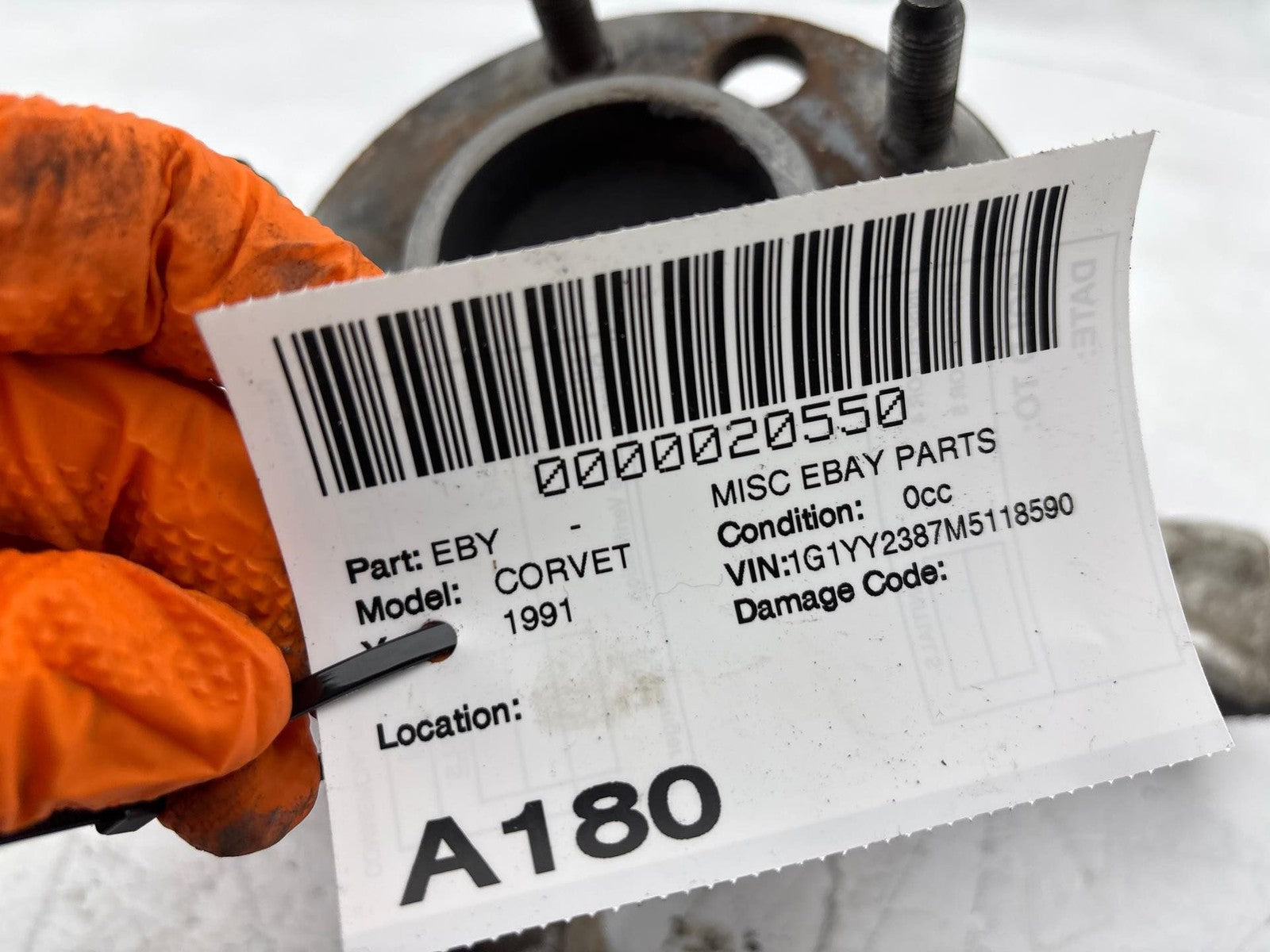 1991-1996 Chevrolet Corvette Front Right Spindle Knuckle Hub OEM