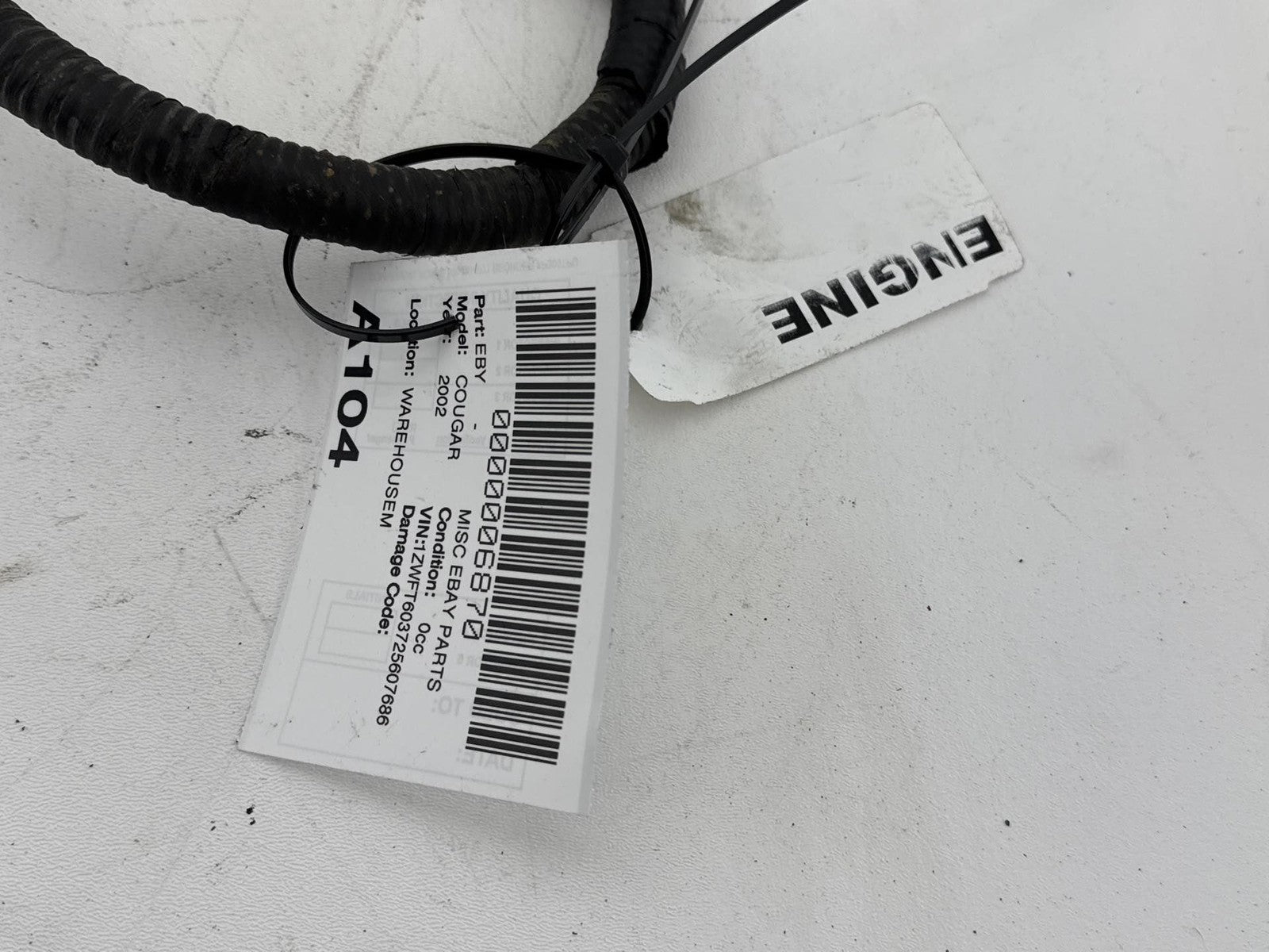 1999-2002 MERCURY COUGAR 2.0L ENGINE MOTOR WIRING HARNESS OEM