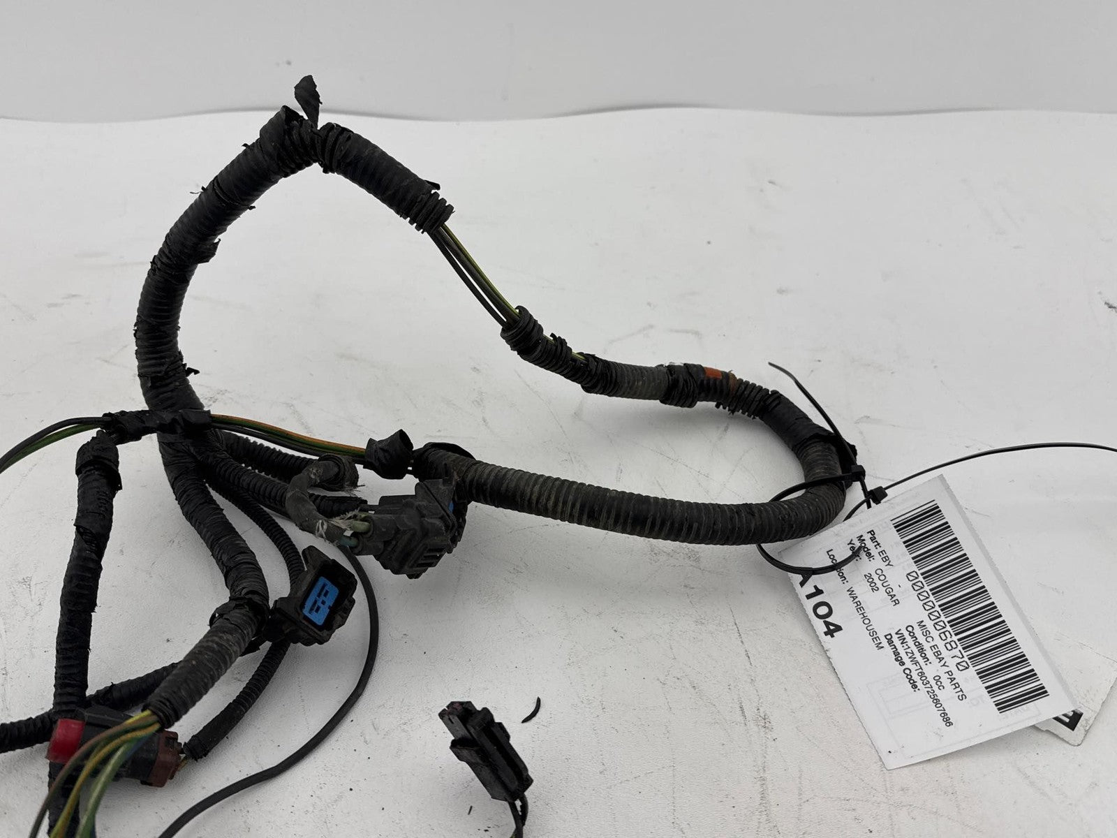 1999-2002 MERCURY COUGAR 2.0L ENGINE MOTOR WIRING HARNESS OEM